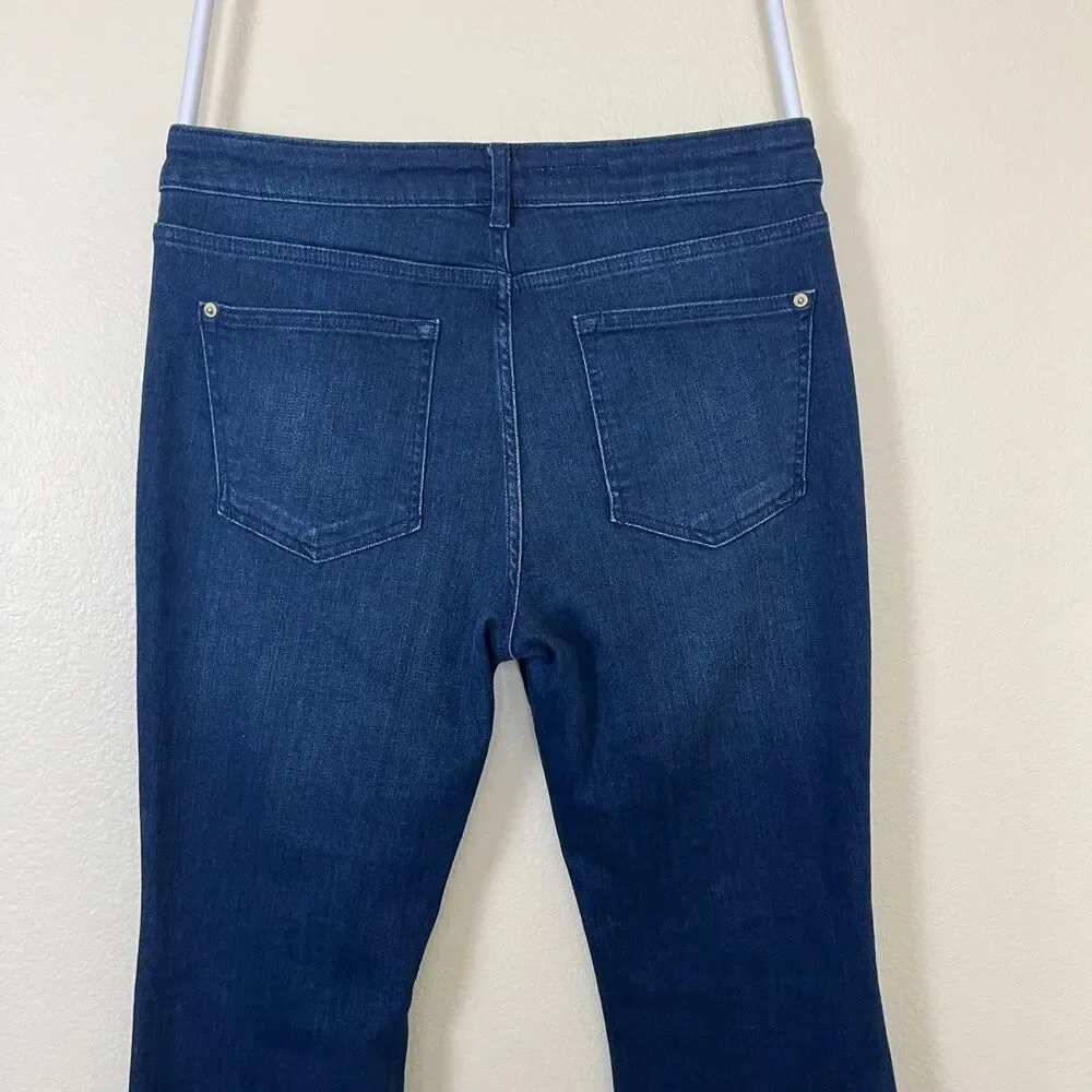Pilcro Women Size 30P The Icon Flare Denim Jeans Casual Western Retro Festival - Picture 6 of 13